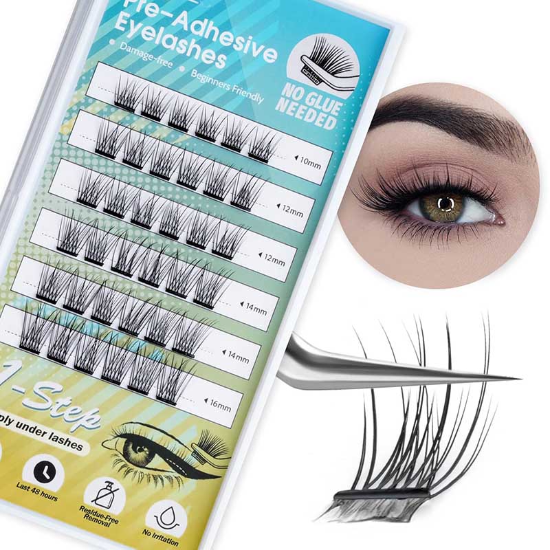 How To Stick False Eyelashes?