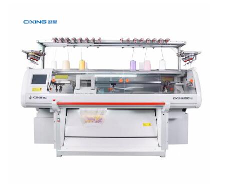 What are the key components and functions of a modern textile machine?
